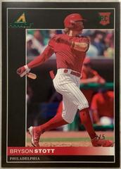 Bryson Stott [Green] #14 Baseball Cards 2022 Panini Chronicles Pinnacle Prices