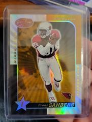 Frank Sanders [1 Star Mirror Gold] #1 Football Cards 2000 Leaf Certified Prices