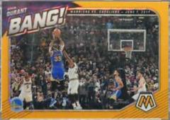 Kevin Durant [Orange Fluorescent] #14 Basketball Cards 2020 Panini Mosaic Bang Prices