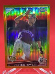 Dexter Fowler [Gold Refractor] Baseball Cards 2009 Topps Chrome Prices