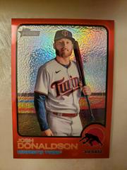Josh Donaldson [Chrome Red] #110 Baseball Cards 2022 Topps Heritage Prices
