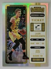 Lauri Markkanen [Conference Finals] Basketball Cards 2022 Panini Contenders Prices