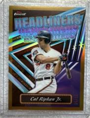 Cal Ripken Jr. [Gold] Baseball Cards 2023 Topps Finest Headliners Prices
