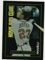 Dave Justice #31 Baseball Cards 1993 Pinnacle Home Run Club Prices