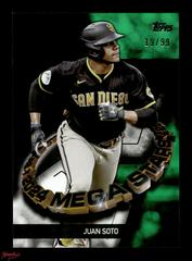 Juan Soto [Green Foil] Baseball Cards 2024 Topps Mega Star Prices