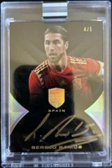 Sergio Ramos [Autograph Gold] Soccer Cards 2018 Panini Eminence Prices
