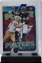 Nick Bosa [Platinum] #PWR-NBO Football Cards 2022 Panini Contenders Power Players Prices