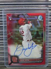 Juan Yepez [Red Refractor] #CRA-JY Baseball Cards 2022 Bowman Chrome Rookie Autographs Prices