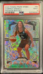 Sabrina Ionescu [Prizm Premium Box Set] #89 Basketball Cards 2020 Panini Prizm WNBA Prices