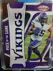 Alexander Mattison Football Cards 2021 Panini Certified Piece of the Game Prices