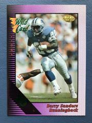 Barry Sanders [10 Stripe] #18 Football Cards 1992 Wild Card Field Force Prices