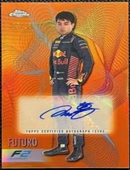 Ayumu Iwasa [Orange Refractor Autograph] #FT-AI Racing Cards 2023 Topps Chrome Formula 1 Futuro Prices