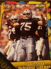 Howie Long [1000 Stripe] Football Cards 1991 Wild Card Prices