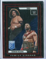 Sika / Roman Reigns [Red] Wrestling Cards 2023 Donruss Elite WWE Family Lineage Prices