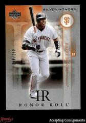 BARRY BONDS #34 Baseball Cards 2003 Upper Deck Honor Roll Prices