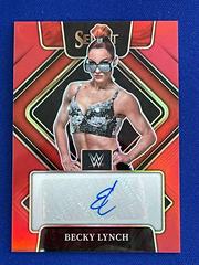 Becky Lynch [Red Prizm] #SG-BLY Wrestling Cards 2022 Panini Select WWE Signatures Prices