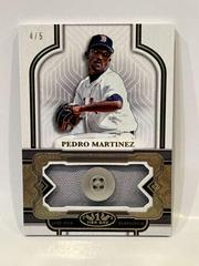 Pedro Martinez #T1UB-PM Baseball Cards 2023 Topps Tier One Uniform Button Relics Prices