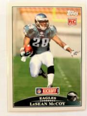 LeSean McCoy Football Cards 2009 Topps Kickoff Prices