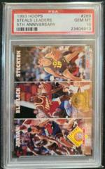 Steals Leaders 5th Anniversary Basketball Cards 1993 Hoops Prices