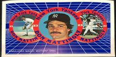 Don Mattingly [Disc Offer] Baseball Cards 1986 Sportflics Prices
