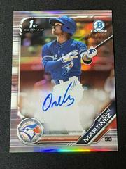 Orelvis Martinez [Refractor] #CPA-OM Baseball Cards 2019 Bowman Chrome Prospects Autographs Prices