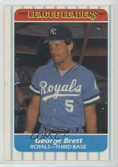 George Brett Baseball Cards 1986 Fleer League Leaders Prices