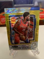 Joel Embiid [Gold Pulsar] #4 Basketball Cards 2021 Panini Donruss Optic Elite Dominators Prices