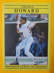 Thomas Howard #532 Baseball Cards 1991 Fleer Prices