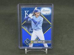 Bobby Witt Jr. [Blue] #ST-13 Baseball Cards 2023 Bowman Sterling Tek Prices