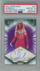 Carmella [Purple] Wrestling Cards 2021 Topps WWE Autographs Prices