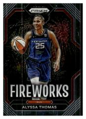 Alyssa Thomas #11 Basketball Cards 2023 Panini Prizm WNBA Fireworks Prices
