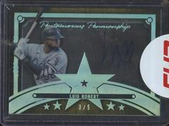 Luis Robert [Gold] #PP-LR Baseball Cards 2022 Topps Five Star Pentamerous Penmanship Autographs Prices