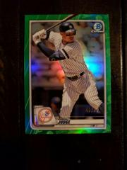 Aaron Judge [Green Refractor] Baseball Cards 2020 Bowman Chrome Prices