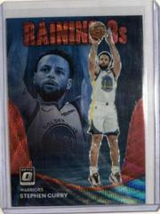 Stephen Curry [Red Wave] #1 Basketball Cards 2022 Panini Donruss Optic Raining 3s Prices