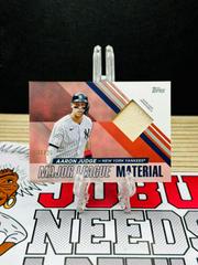 Aaron Judge [Red] Baseball Cards 2024 Topps Major League Material Prices