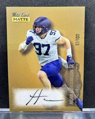 Aidan Hutchinson [Gold Gold Foil] #MB-A Football Cards 2022 Wild Card Matte Autographs Prices