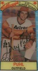 Terry Puhl [Last Line His Lively] #33 Baseball Cards 1979 Kellogg's Prices