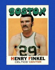 Henry Finkel Basketball Cards 1971 Topps Prices