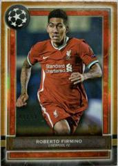 Roberto Firmino [Copper] Soccer Cards 2020 Topps Museum Collection UEFA Champions League Prices