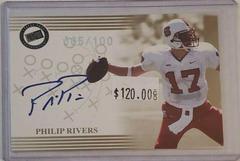 Philip Rivers [Gold] Football Cards 2004 Press Pass Autograph Prices