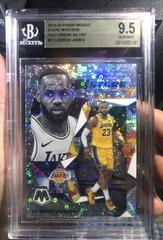 LeBron James [Fast Break Silver] #13 Basketball Cards 2019 Panini Mosaic Stare Masters Prices