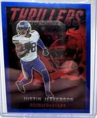 Justin Jefferson [Blue] #TH-14 Football Cards 2022 Panini Rookies & Stars Thrillers Prices