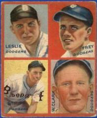 Clark, Frey, Leslie, Stripp #3E Baseball Cards 1935 Goudey 4 in 1 Prices