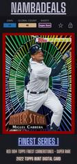 Miguel Cabrera [Red] #94FC-MC Baseball Cards 2022 Topps Finest 1994 Cornerstones Prices