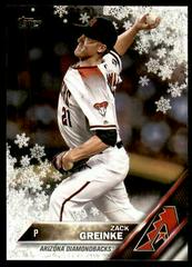 Zack Greinke [Metallic Snowflake] #HMW69 Baseball Cards 2016 Topps Holiday Prices