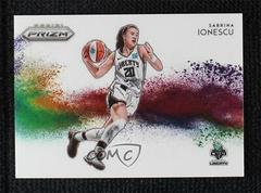 Sabrina Ionescu #9 Basketball Cards 2023 Panini Prizm WNBA Color Blast Prices