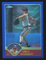 Greg Maddux #21 Baseball Cards 2003 Topps Chrome Prices