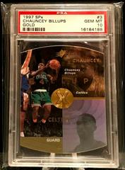 Chauncey Billups [Gold] #3 Basketball Cards 1997 Spx Prices