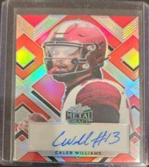 Caleb Williams [Red Prismatic] #BA-CW1 Football Cards 2022 Leaf Metal Draft Autographs Prices