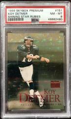 Koy Detmer [Shining Star Rubies] #151 Football Cards 1999 Skybox Premium Prices